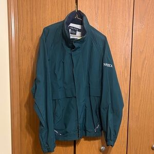 Nautica Men's Dark Green Windbreaker
